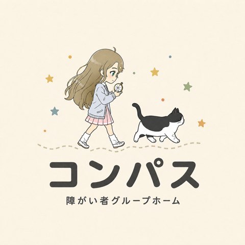 コンパス キャラクターロゴ