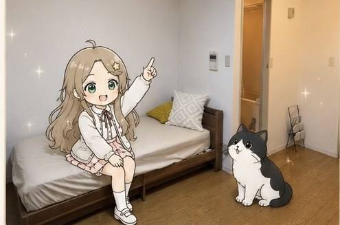 個室例(ベッド周り)